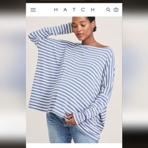 Hatch Maternity Longsleeve Tees Sz 4